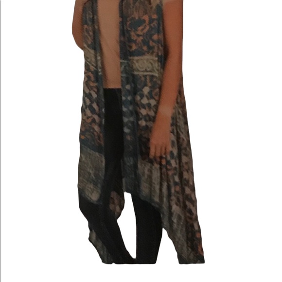 NWT. Duster/Cardigan Sacred Threads.  BL/BL 219301 - Picture 2 of 9